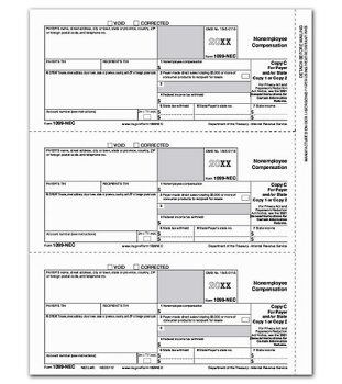 (image for) 1099 NEC Income 2UP Individual Sheets State Copy C MDNEC5112