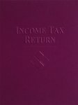 (image for) Tax Folder Standard 9 x 12 - Burgundy MDFBU55