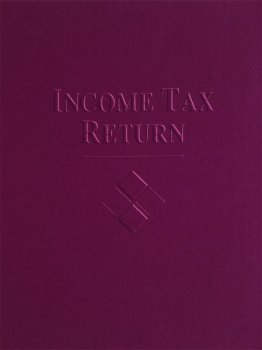 (image for) Tax Folder Standard 9 x 12 - Burgundy MDFBU55