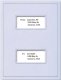 (image for) Tax Report Folders Dual Window Light Blue MDCLB01