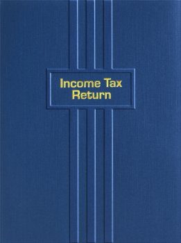 (image for) Tax Folder Standard 9 x 12 - Midnight Blue MDEFL10NV