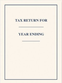 (image for) Tax Folder Standard 9 x 12 - Cream MDFC07