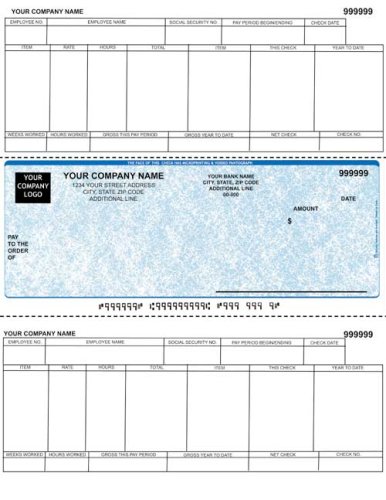 (image for) Peachtree Quantum Payroll Check MD7227