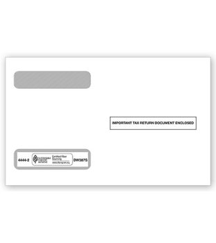 (image for) 4UP Horizontal Laser W-2 Self Seal Envelope MDTF44442