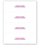 (image for) W-2 4UP Horizontal Blank Form MDTF5208