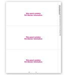 (image for) W-2 3UP Blank Form MDTF5211