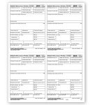 (image for) W-2 4UP Box Employer Copy Laser Form MDTF5405