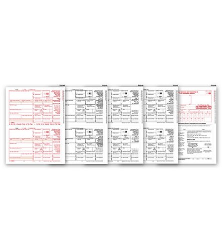 (image for) 1099-R 2UP Laser Form 4 part set MDTF5644