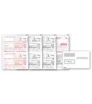 (image for) 1099 MISC Income 2UP Laser Form 5 part set w/envelope MDTF6105E