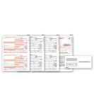(image for) 1099-INT Income 2UP Laser Form 4 part set w/envelope MDTF6106E