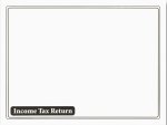 (image for) Tax Return Envelope White w/Black Ink MDENV610