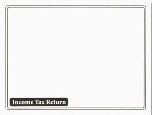 (image for) Tax Return Envelope White w/Black Ink MDENV610