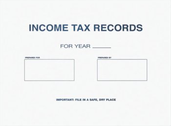 (image for) Income Tax Records Envelope MDPE109