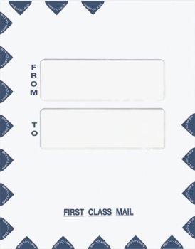 (image for) Max Tax Compatible Dual Window Envelope (Self Seal) MDPEO41