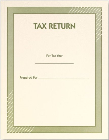 (image for) Tax Return Folder Cream MDTXC16